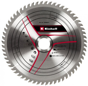 Пильний диск Einhell 216х30 мм 60 зубів №1