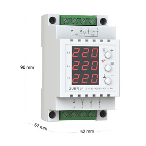 Реле напруги ZUBR 3F №3