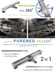 Трап для душу REA PURE NEO PRO 90 см №4