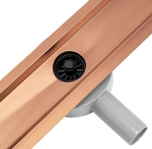 Трап для душа REA PURE NEO BRUSHED COPPER 80 см. №4