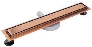 Трап для душа REA PURE NEO BRUSHED COPPER 80 см. №10