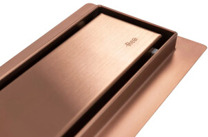 Трап для душу REA PURE NEO BRUSHED COPPER 70 см. №5