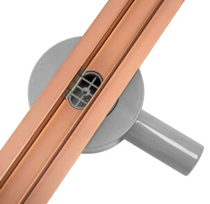 Трап для душа REA NEO SLIM PRO BRUSHED COPPER 70 см. №2