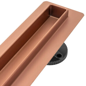 Трап для душа REA NEO SLIM PRO BRUSHED COPPER 70 см. №5