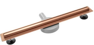 Трап для душа REA NEO SLIM PRO BRUSHED COPPER 80 см. №6