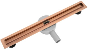 Трап для душу REA NEO SLIM PRO BRUSHED COPPER 60 см. №4