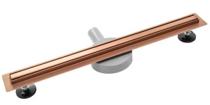 Трап для душу REA NEO SLIM PRO BRUSHED COPPER 60 см. №6