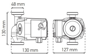 Насос циркуляционный центробеж. KOER KP.GRS-25/4-130 №3