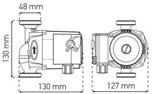 Насос циркуляционный центробеж. KOER KP.GRS-25/6-130 №3