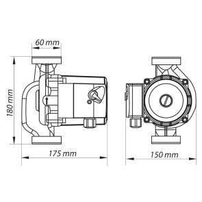 Насос циркуляционный центробеж. KOER KP.GRS-32/8-180 №3