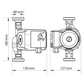 Насос циркуляційний відцентр. KOER KP.GRS-25 /8-2-180 №4