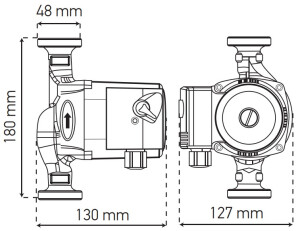 Насос циркуляційний відцентр. KOER KP.GRS-25 /8-2-180 №6