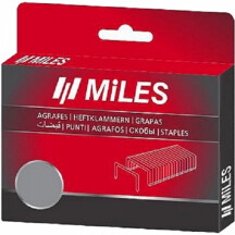 Скоби Miles No. 80-10MM, 10000 шт. 6 мм, 0,95 мм х 0,65 мм, 12,90 мм х 11,40 мм