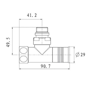 Комплект приборных кранов Raftec RV-2034 1/2'х3/4' №10