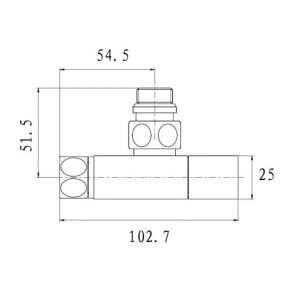 Комплект приладових кранів Raftec RV-5012 1/2 'х1 / 2' №9