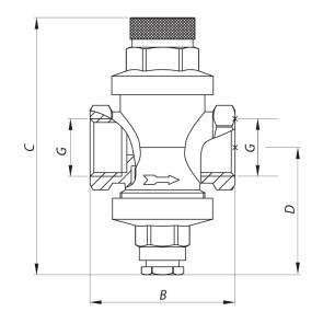 Редуктор тиску KOER KR.1252 1/2 "(KR2663) №3