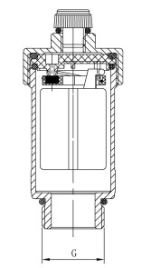 Повітровідвідник автоматичний прямий 1/2" KOER KR.1245 (KR3117) №2