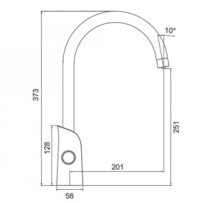 Змішувач для кухні з підключенням до фільтра GAPPO G4303-8 №2