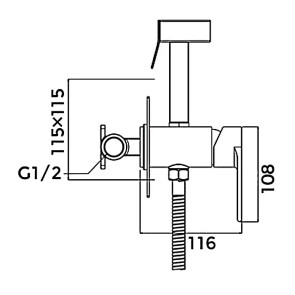 Гігієнічний душ Gappo G7299-20 №2