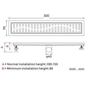 Трап для душа Gappo G83007-3 №2