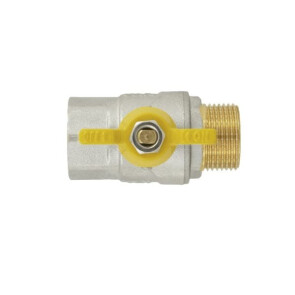 Кран кульовий Raftec YELLOW DN20 (3/4'') ВЗ метелик №3