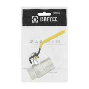 Кран кульовий Raftec YELLOW PN40 ВВ 1/2 ' GRH1 №6