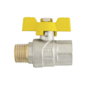 Кран кульовий Raftec YELLOW PN40 ВЗ 1/2 ' GRB11 №2