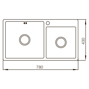 Мийка MIXXUS MX7843-220x1.0-SATIN (MX0564) №2