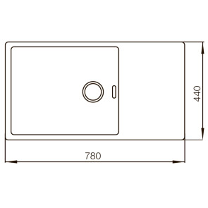 Мойка MIXXUS MX7844-200x1.2-PVD-BRONZE (MX0562) №4