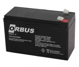 Акумуляторна батарея ORBUS ORB1290 AGM 12V 9Ah (151x65x94) 2.40 kg Q10/450