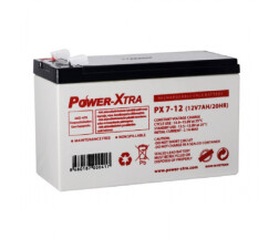 Акумуляторна батарея AGM Power-Xtra PX7-12(28W), Gray Case, 12V 7.0Ah ( 151 х 65 х 94 (100) ) Q5