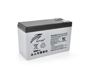 Акумуляторна батарея AGM RITAR HR1236W, Gray Case, 12V 9.0Ah ( 151 х 65 х 94 (100 ) 2.60kg Q10 №1