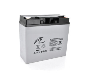 Акумуляторна батарея AGM RITAR HR1250W, Gray Case, 12V 14.0Ah ( 181 х 77 х 167 ) 4.30kg Q4 №1