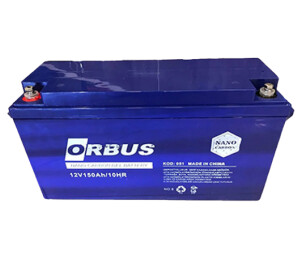 Аккумуляторная батарея ORBUS CG12150 GEL 12 V 150 Ah (485 x 172 x 240) Black 47kg Q1/34 №1