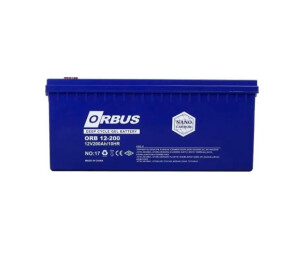 Аккумуляторная батарея ORBUS CG12200 GEL 12 V 200 Ah (522 х 238 х 222) Black 62 kg Q1/24 №2