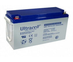 Акумуляторна батарея Ultracell UCG150-12 GEL 12 V 150 Ah (485 x 170 x 240) White Q1/34