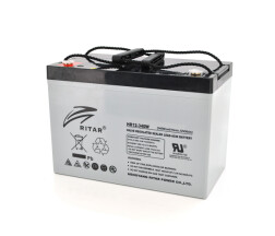 Акумуляторна батарея AGM RITAR HR12340W, Gray Case, 12V 90.0Ah ( 307 х 169 х 210 (215 ) 29.00kg Q1/48