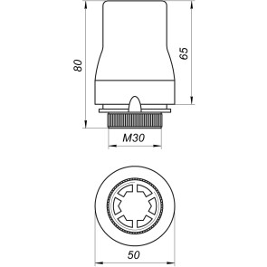 Термоголовка ECO Technology ECO5030 M30х1,5 №2