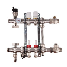Група колекторна "Тепла підлога" нерж(без насосу) 1"в х 3/4"з (4 вих) SFE0014 SD Forte