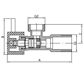 Кран KOER KR.516 - 1/2x3/4 №2