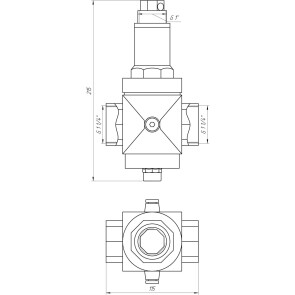 Редуктор ITAP 1 1/4" RINOX 143 №3