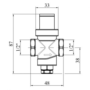 Редуктор тиску Karro 1/2" KR-80837 №2