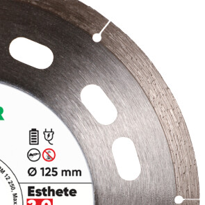 Круг алмазний вiдрiзний 1A1R 125x22,23 Esthete 2.0 №2