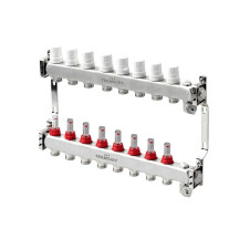 Колектор для теплої підлоги Termojet TJ-W-08 з витратомірами