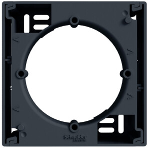 Коробка для наружного монтажа 1-постовая Антрацит, Asfora EPH6100171 №1