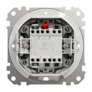 Одноклавішний вимикач IP44, 10А-250В, Білий, Sedna Design SDD211101 №2