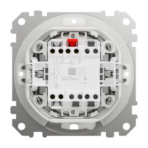 Одноклавишный выключатель IP44, 10А-250В, Бежевый, Sedna Design SDD212101 №2