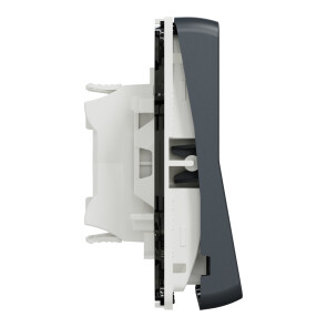 Вставка переключателя 2-клавишного Mureva Styl, IP55, Черный, Schneider Electric MUR35019 №3