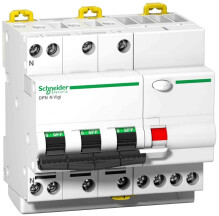 Диференційний автоматичний вимикач iDPN N VIGI 3P+N 6кА 6A B АС 30мA Schneider Electric A9D55706