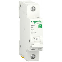 Автоматичний вимикач 6kA 1P 10A C, Resi9 Schneider Electric R9F12110